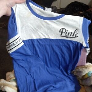 Blue and White Kids Shirt